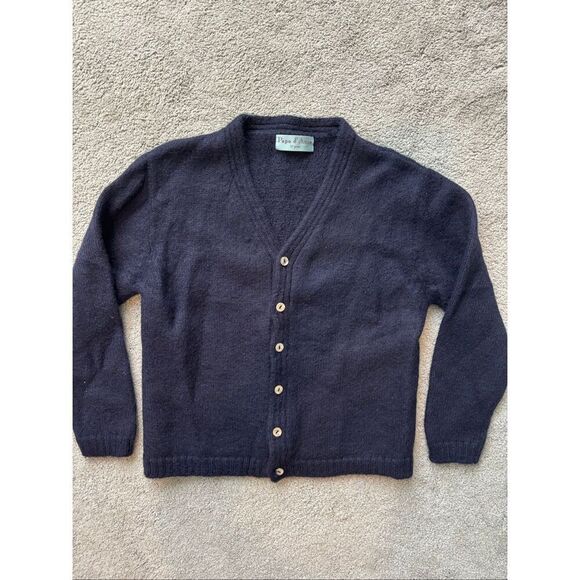 NWOT Papa D’Anjo wool cardigan kids 12yrs, $120 F28 - Picture 1 of 5